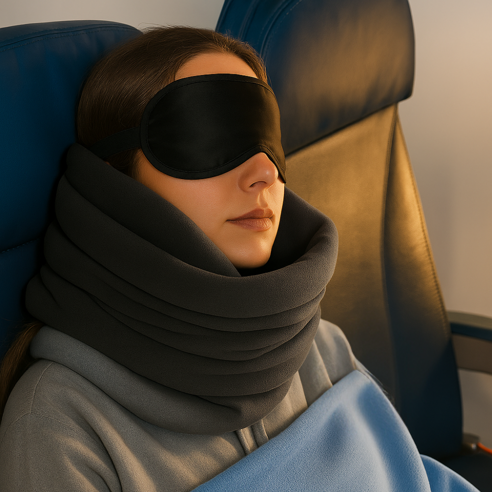 CruiseCozy™ Travel Neck Pillow - Sleep Comfortably Anywhere!